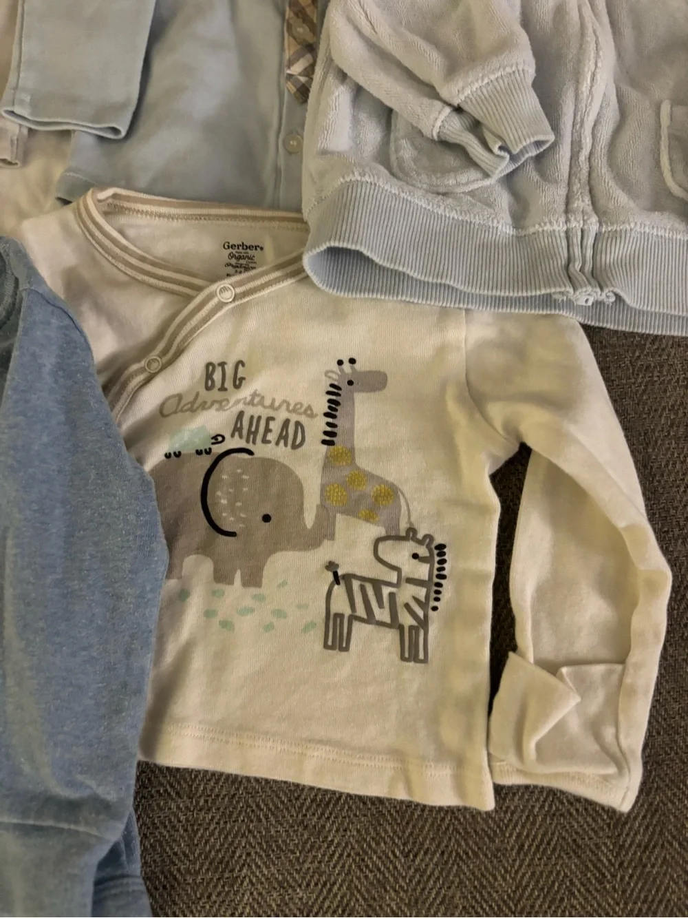 Baby Boy Long Sleeve Clothes Lot-3 months +